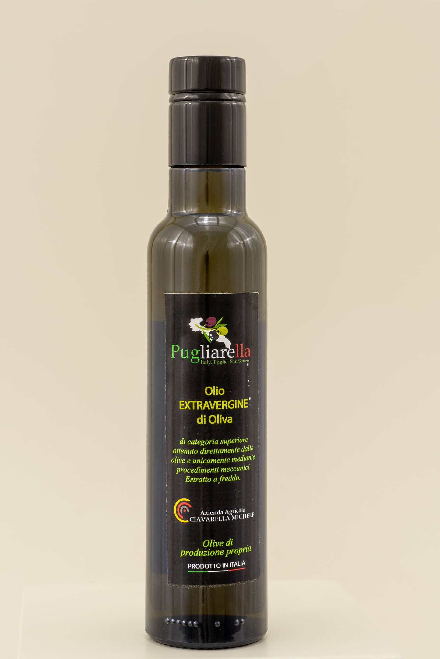 OLIO EXTRAVERGINE DI OLIVA IN BOTTIGLIA DI VETRO DA 250ML