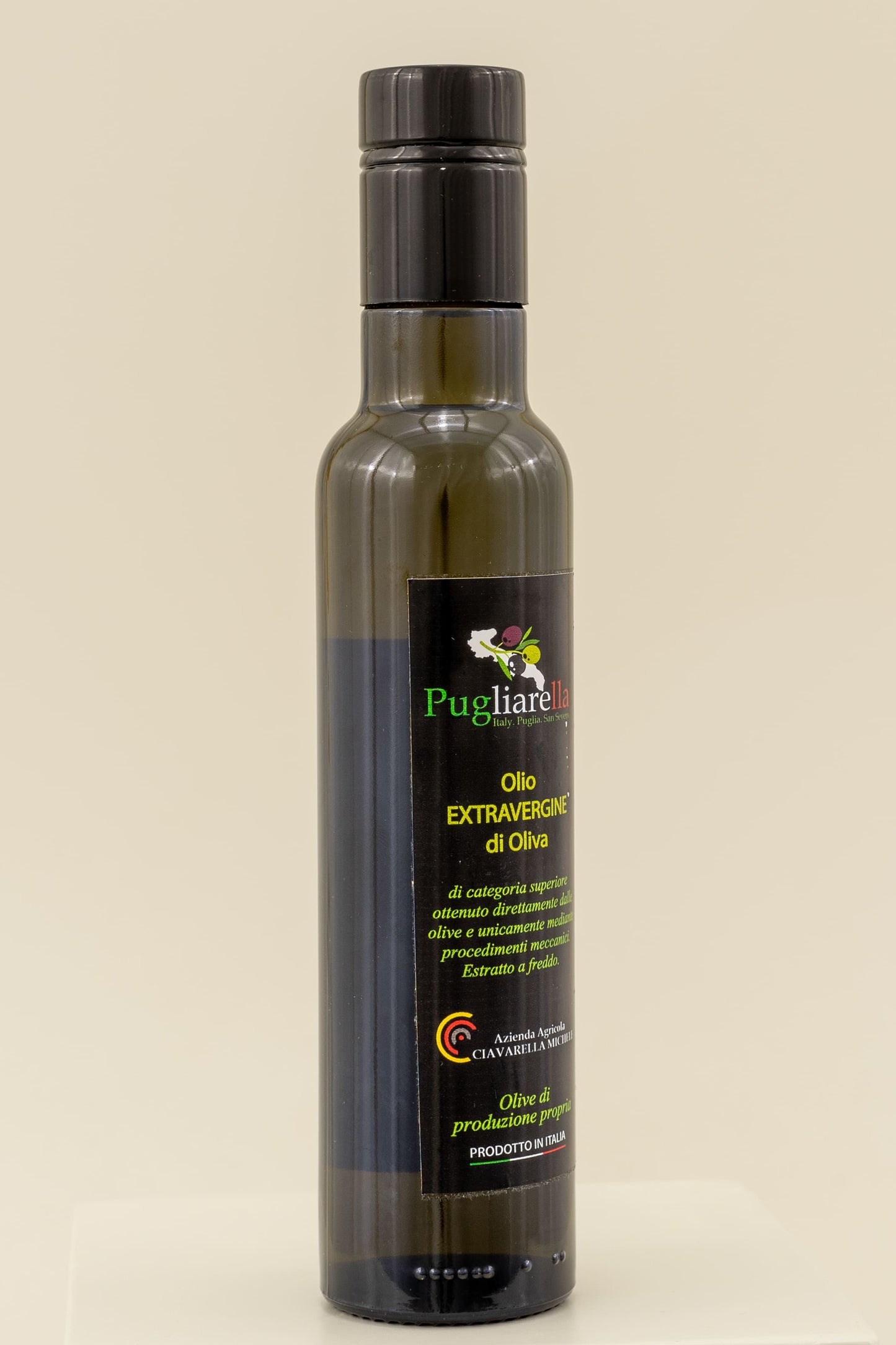 OLIO EXTRAVERGINE DI OLIVA IN BOTTIGLIA DI VETRO DA 250ML